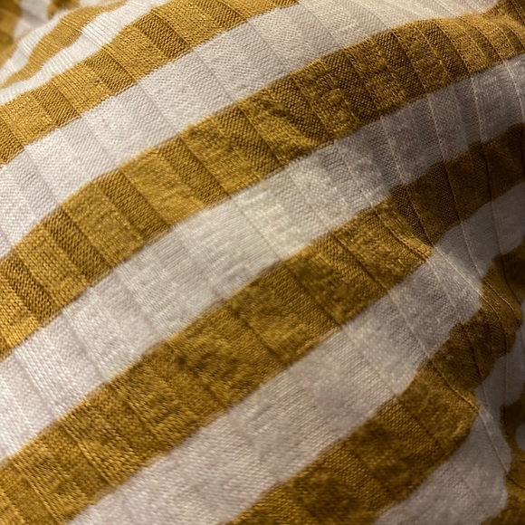 URBAN OUTFITTERS Ribbed Knit Surplice Romper Striped Shorts Small Women’s - Picture 3 of 4